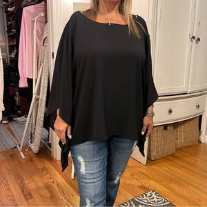 Black boutique blouse